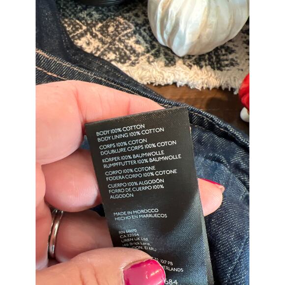 Free People size large heavy denim jacket - Picture 5 of 5